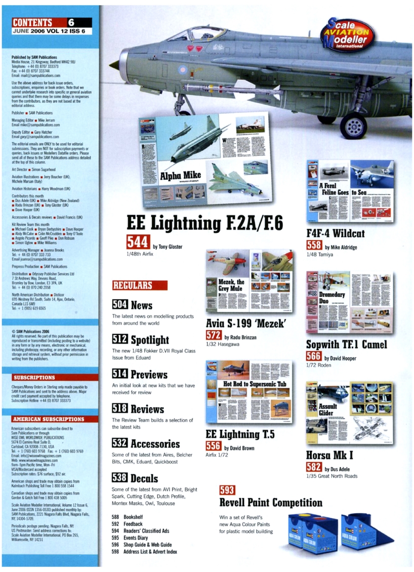 Scale Aviation Modeller International 2006-06
